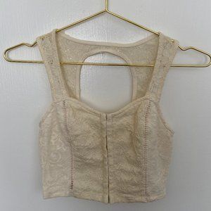 Urban Outfitters Kimchi Blue Lace Crop Top